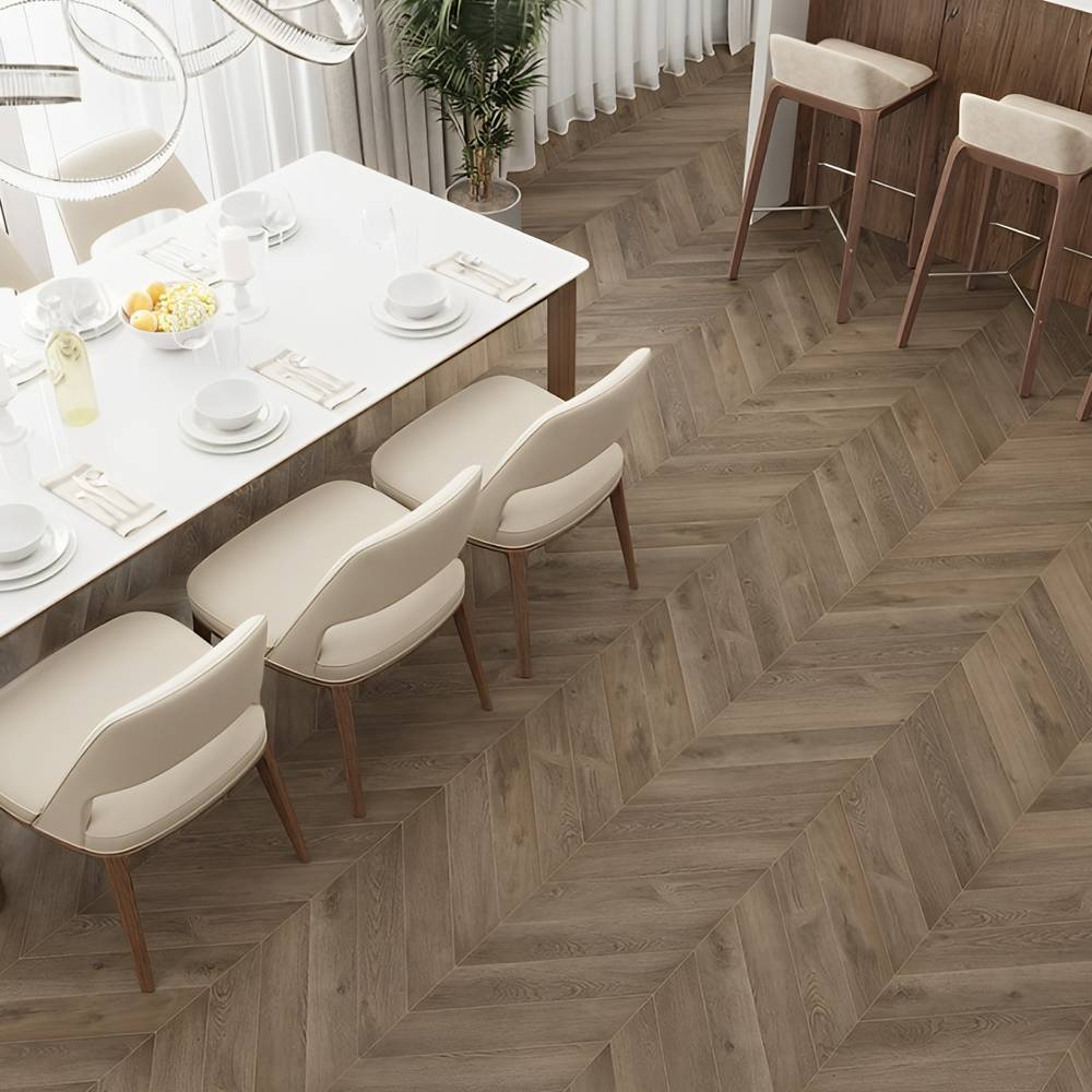SPC ламинат Alpine Floor Chevron Alpine ECO 18-4 Дуб Насыщенный Chevron